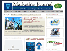 Tablet Screenshot of marketingjournal.it